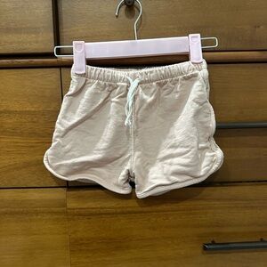 Kids Cream Shorts with Drawstring
